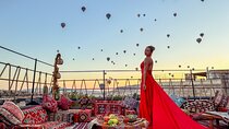 Cappadocia Rooftop Photoshoot with Hot Air Balloons