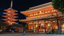 Beer, Sake & night view of Asakusa