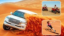 4 Hour Morning Desert Safari with Camel Ride & Sand Boarding