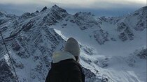 Panoramic Farellones and Valle Nevado with El Colorado