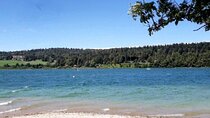 Camping in France Lake swim Star view Save hotel for 1 nite