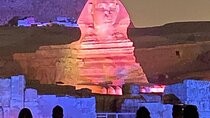 Giza Pyramids at night Sound and Light Show With Dinner