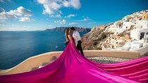 Santorini Oia: Private Flying Dress Photoshoot 
