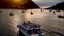 Donostia San Sebastian Sunset by Boat from the Sea