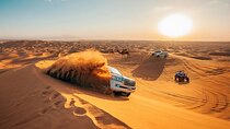 Desert Safari With BBQ Dinner,Quad Ride Falcon Photo Sandboarding