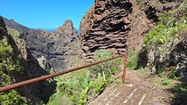 Hiking in the Cuevas Negras canyon in Tenerife