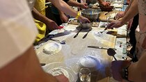 Traditional bolognese pasta making with a meal