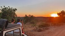 Jeep Sunset by the Algarve Mountains