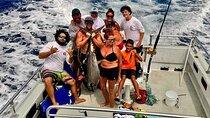 Kona Hawaii Fishing/Snorkel Large Group Private Charter on OE II
