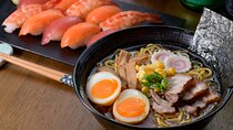 Ramen and Sushi Cooking Class with Sake Pairing Set in Tokyo