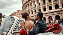 Luxury Vintage Cabrio Tour with Professional Photoshoot in Rome