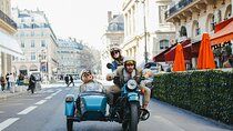 Paris Vintage Olympic Tour on Sidecar Motorcycle