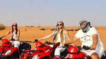 Vip Desert Safari Dubai with Quad bike Camel Riding BBQ Dinner 
