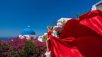 Embark on a Flying Dress Photoshoot in Santorini