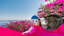 Flying Dress in Santorini with Pick Up & Private Changing Place