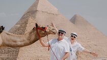 Tour to the Great Pyramids City, Panoramic View, Sphinx and Camel