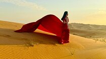 Dubai Evening Desert Safari with Flying Dress Photoshoot