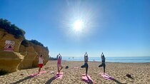 Morning Beach Yoga in Albufeira