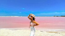 Las Coloradas Pink Lakes & Río Lagartos from Tulum