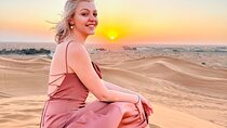 Premium Desert Safari ATV Camel Ride Sandboard with BBQ Dinner