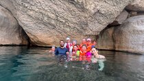 Sharing Tour to Wadi Shab, Bimmah Sinkhole and Fins Beach