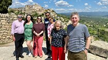 Afternoon Hilltop Villages of Luberon from Aix en Provence