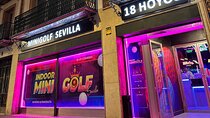 Indoor 18-Hole UV Glow Minigolf Adventure in the Heart of Seville