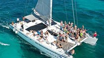 Sail Away Catamaran Day Trip with Snorkeling to Isla Mujeres