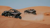 Dubai Dune Buggy Safari with Sandboarding, Camel Ride and Dinner