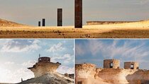Doha: West Coast Tour Sculpture,Camel Racing Track Rock Formation