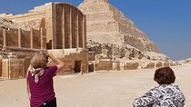 Saqqara and Memphis city with Pyramid Entry and Lunch
