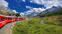 Bernina Express Train and St. Moritz DA Milan