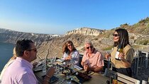Santorini Private Wine Tasting with Dinner at Venetsanos Winery 