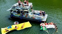 30ft Double Decker Triple Slide Party Boat with Captain up to 22