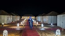 Merzouga Desert Experience Camel Ride Private Tent and Bathroom