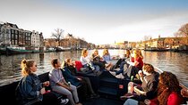 Amsterdam Sunset Canal Cruise with Live Guide and Open Bar