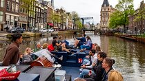 Amsterdam Open Boat Cruise with Live Guide and Two Drinks 