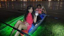 Date Night LED Glow Clear Kayak or Paddleboard & Champagne