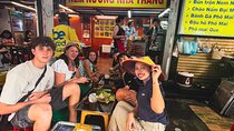 Hanoi street food walking and train street visit 
