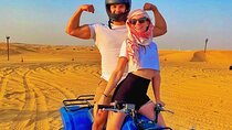 Dubai: VIP Morning Desert Safari Quad Bike Red Dunes Sandboarding