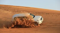 Abu Dhabi: Desert Safari with Dune Bashing, SandBoarding & BBQ