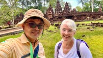 1-D tour: Angkor Wat, Banteay Srei, Ta Prohm & Angkor Thom.