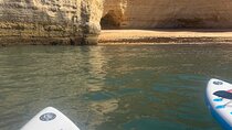 SUP caves DE Benagil from Carvalho beach