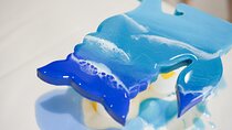 Okinawa Blue Wave Resin Art Class in Naha | Next Day Pickup