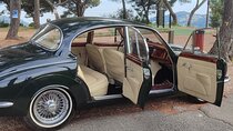 French Riviera Vintage Jaguar MK2 Tour with Scenic Stops