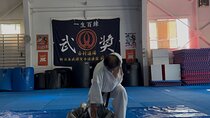 Karate Experience in Kanazawa Break Tiles and Get a Black Belt