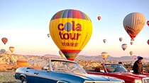 Sunrise Cappadocia Car Tour with Hot Air Balloon Views