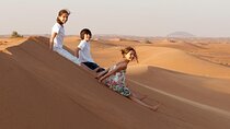 Private Morning Safari Dune Bashing, Camel Ride, Falcon sandboard