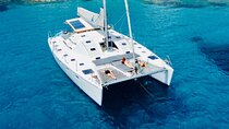 Mykonos Catamaran Cruise Day or Sunset Tour with Meals and Drinks