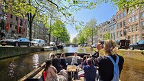 Amsterdam Canal Tour by Open Boat – 90 min Small Group Experience